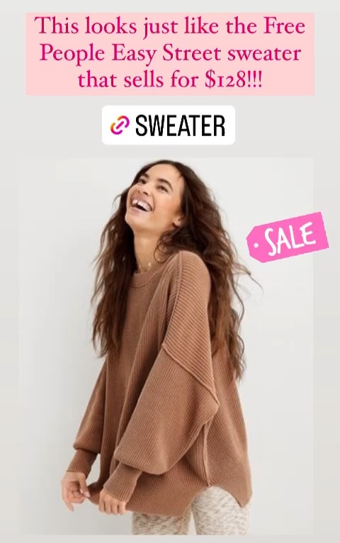 Free People Easy Street sweater dupe! 

#LTKstyletip #LTKunder50 #LTKsalealert