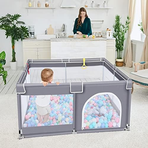 TODALE Baby Playpen for Toddler, Large Baby Playard, Indoor & Outdoor Kids Activity Center with A... | Amazon (US)