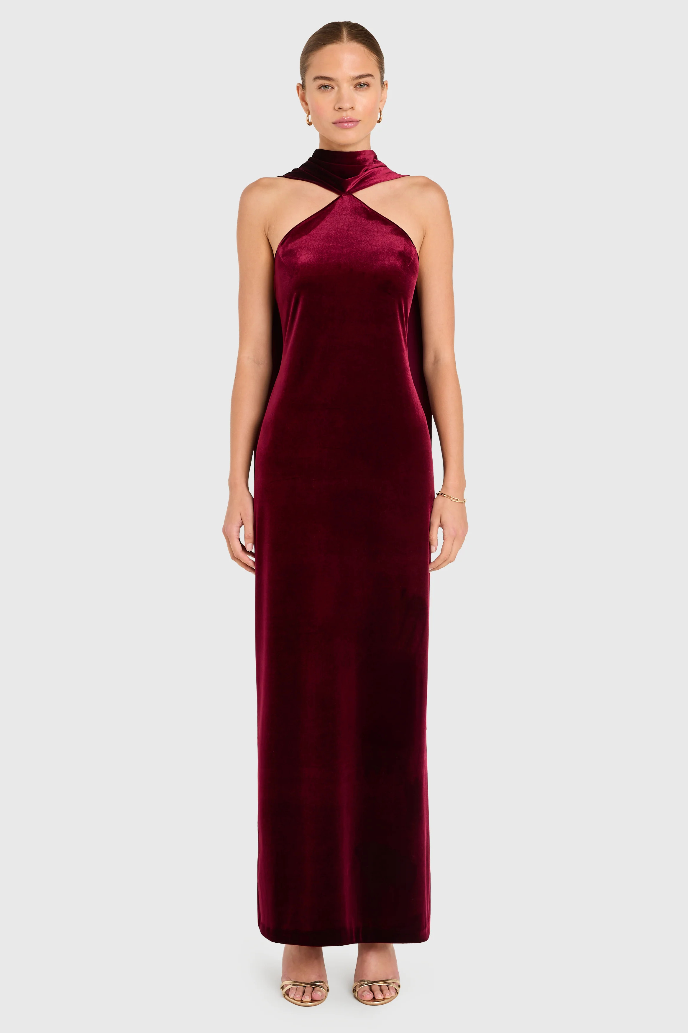Ashton Maxi in Velvet | Amanda Uprichard