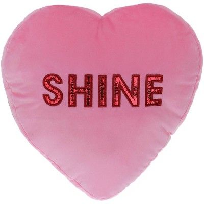 2 Scoops Shine Heart Shaped Valentines Plush | Target