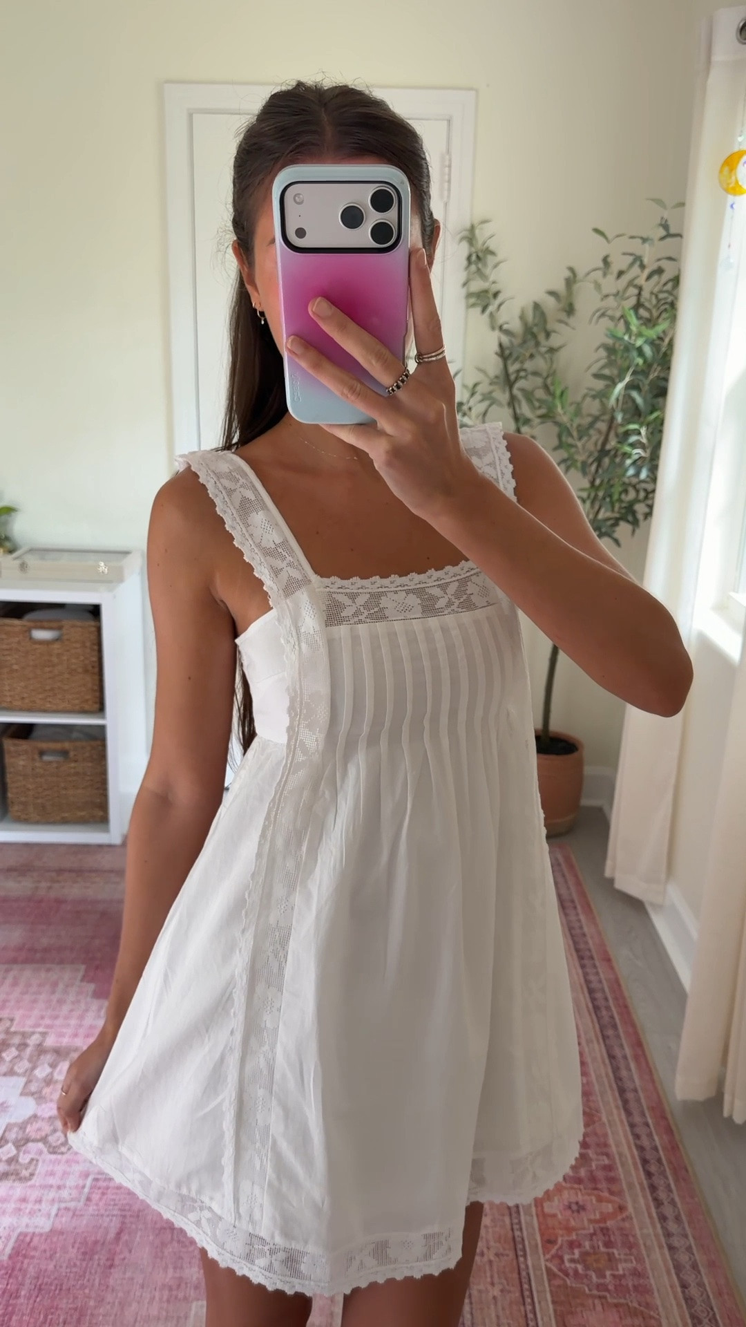 Summer mini dress - wearing an XXS @American Eagle Outfitters

#LTKootd #LTKSeasonal