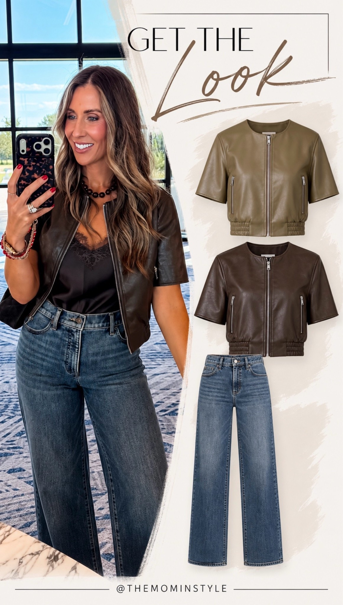 Top selling faux leather jacket 
Sz medium 
Also available in gorgeous olive

#LTKootd #LTKgrwm #LTKmomlife