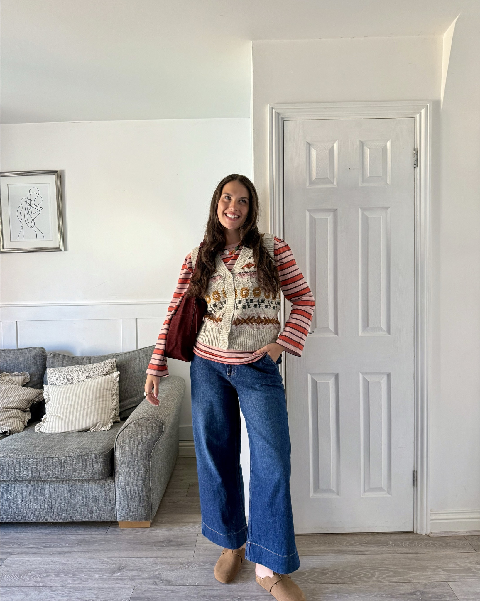 Some autumn outfit faves 🍂 💓 🌞 

A mix of colours, lots of denim and knitwear
#autumnoutfits #outfitinspiration