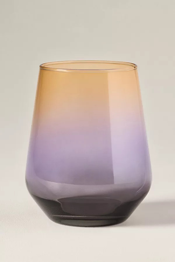 Alba Halloween Stemless Wine Glasses, Set of 4 | Anthropologie (US)