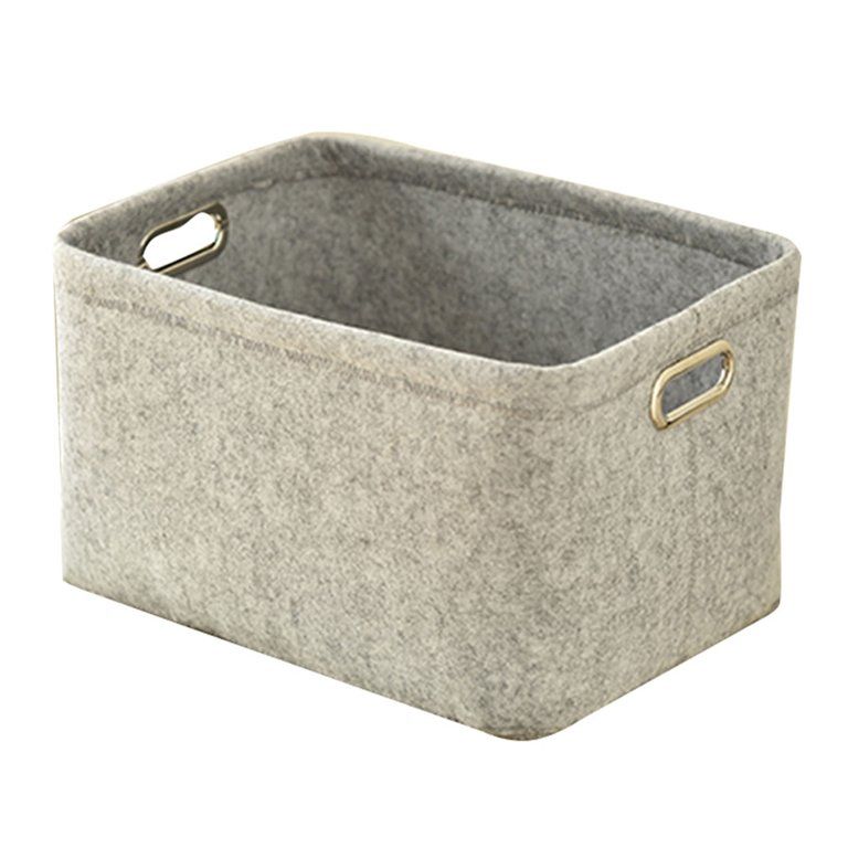 Sunisery Household Goods Felt Storage Basket Miscellaneous Storage Basket | Walmart (US)