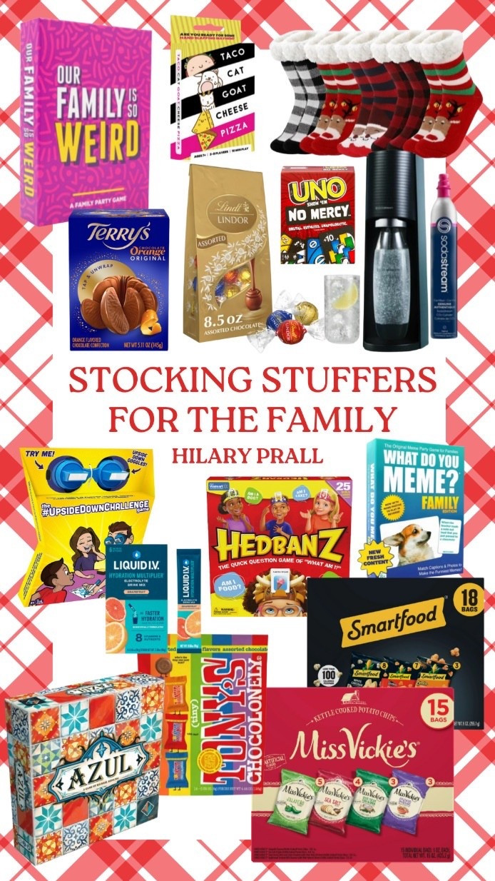 Stocking stuffers for a fun family game night! Anyone would love to get these! 