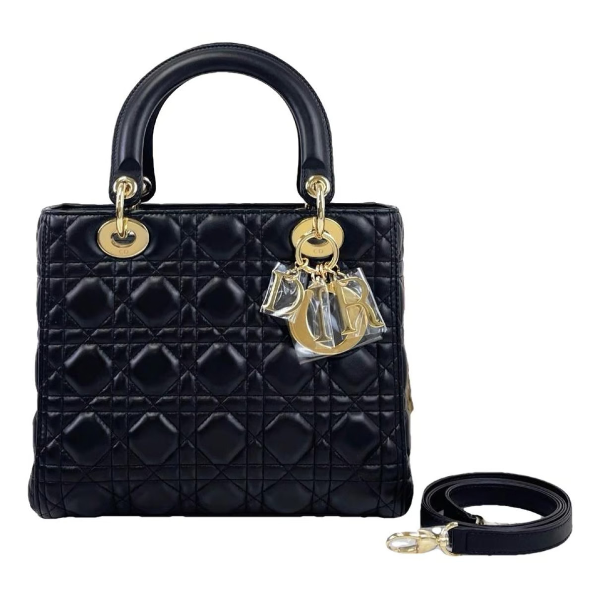 Dior Lady Dior leather handbag | Vestiaire Collective (Global)
