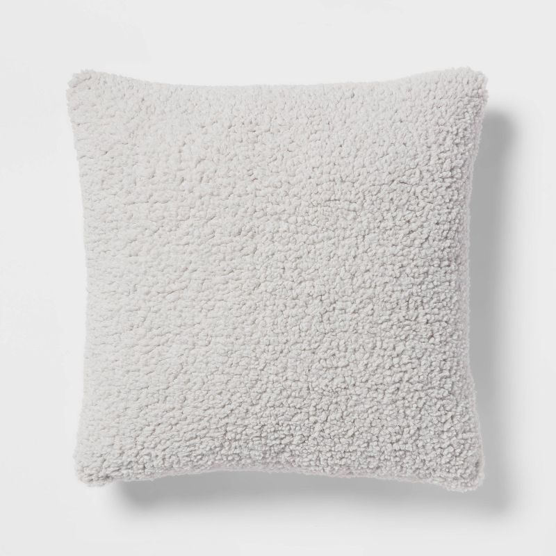 Euro Traditional Cozy Sherpa Fur Decorative Throw Pillow - Threshold™ | Target