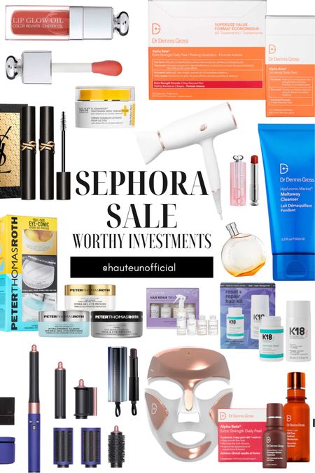SEPHORA SALE WORTHY INVESTMENTS

These gift sets have maximum savings, especially the eye masks from Peter Thomas Roth! You get 3 full size jars for the price of one, making it a great gift for someone else/keeping one for you!

The second best savings is the LED light face mask, you get $200 of full size retinol and vitamin C serums plus the daily exfoliating peel pads! Follow me to learn how to hack your beauty savings so you never pay full price for daily use beauty ever again. 

The Dyson Airwrap is also on sale so if you’re on the fence now is the time to buy. 

#LTKHoliday #LTKbeauty #LTKsalealert