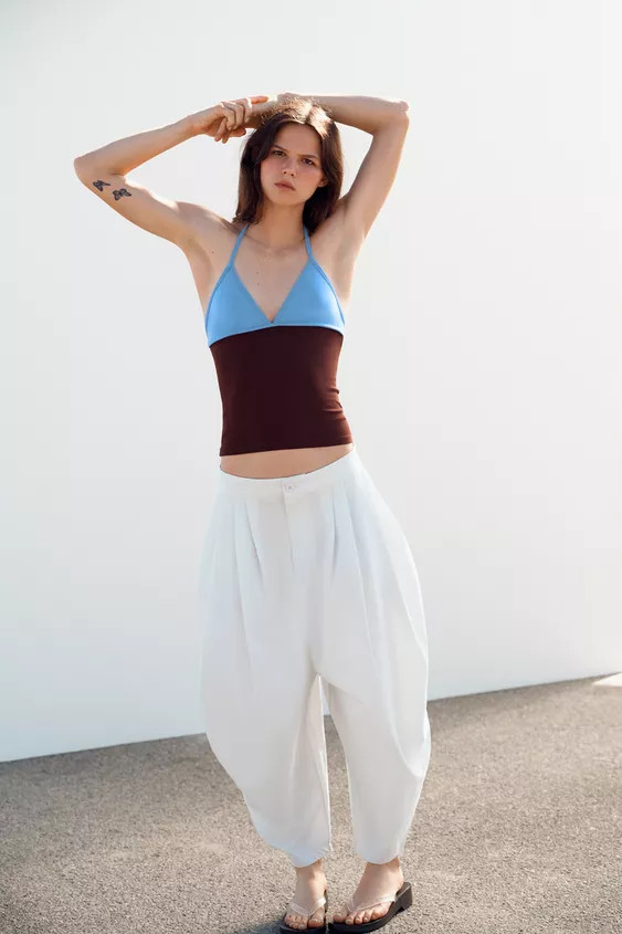 PLEATED VOLUME TROUSERS | Zara UK