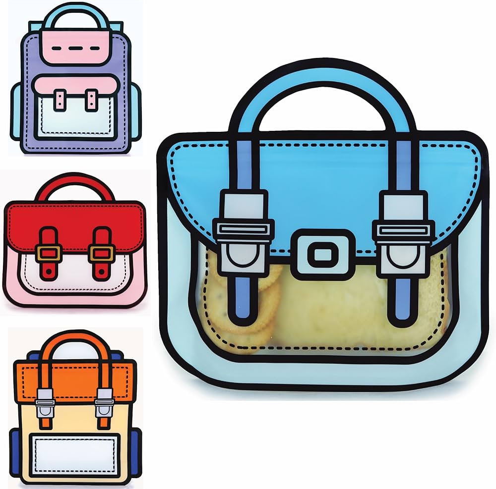 Bulk Gift Bags for Kids Birthday Party Supplies - Goodie Bag for Candy, Food, Snacks or Favors wi... | Amazon (US)