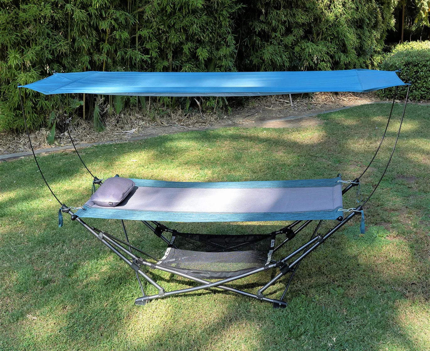 Arlmont & Co. Edmund Collapsible Portable Canopy Camping Hammock  | Wayfair North America