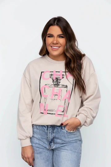 Cha Cha Nel Graphic Sweatshirts- 2 colors | Apricot Lane Boutique