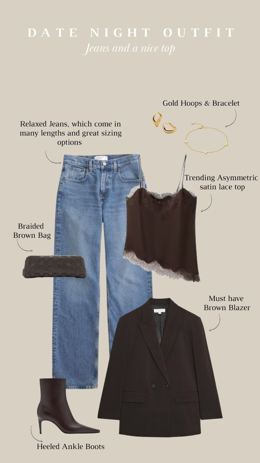 Date Night Outfit! Jeans and a Nice Top 🤎 

Transitional style, Transitional Fashion, Spring Style, Early Spring, New In Season, Date Night, Valentines Day 

 #LTKspring #LTKuk #LTKwinter