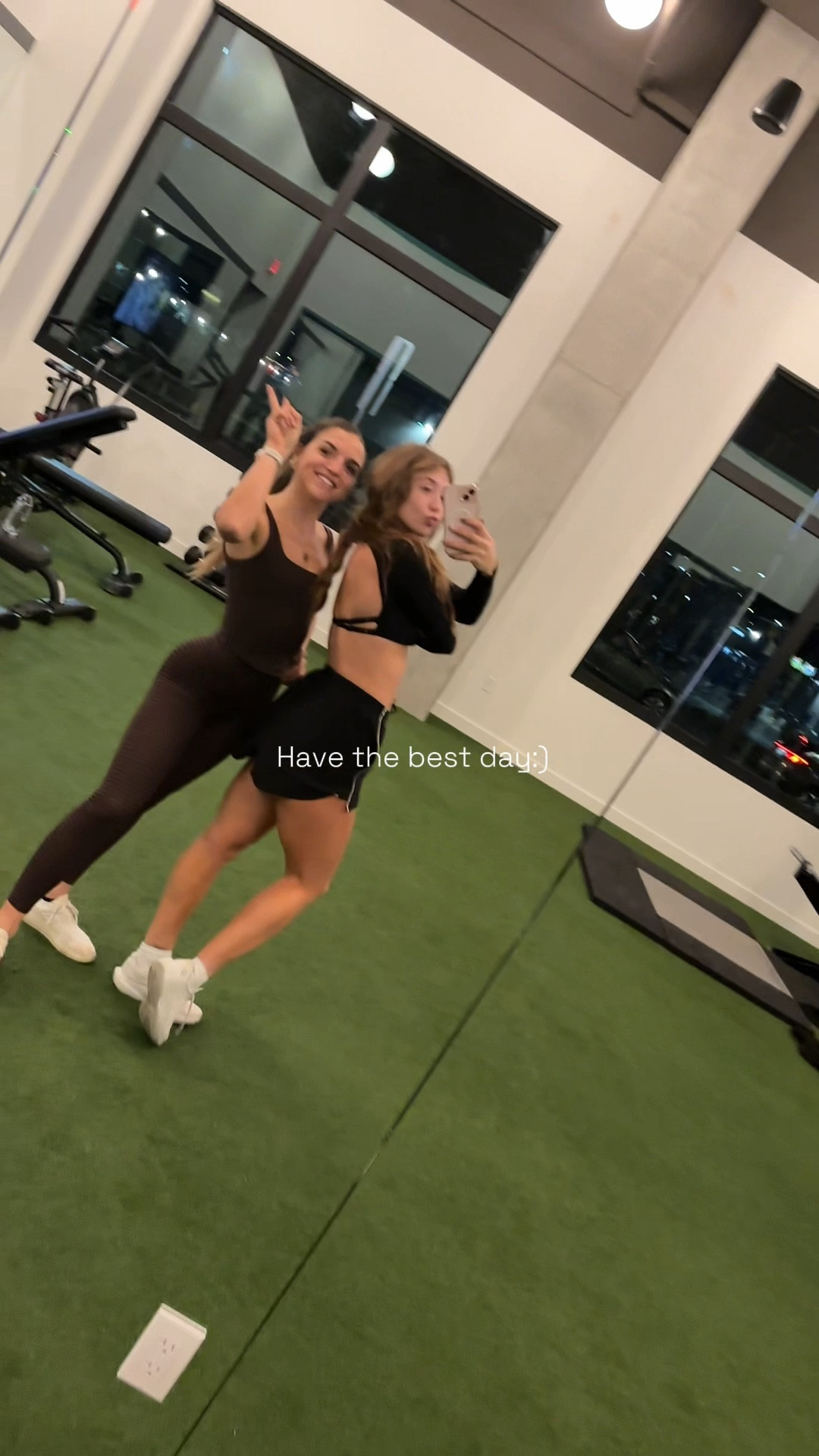 Friends who lift together >>> 🤎🖤

#LTKootd #LTKActive #LTKfitnessgoals
