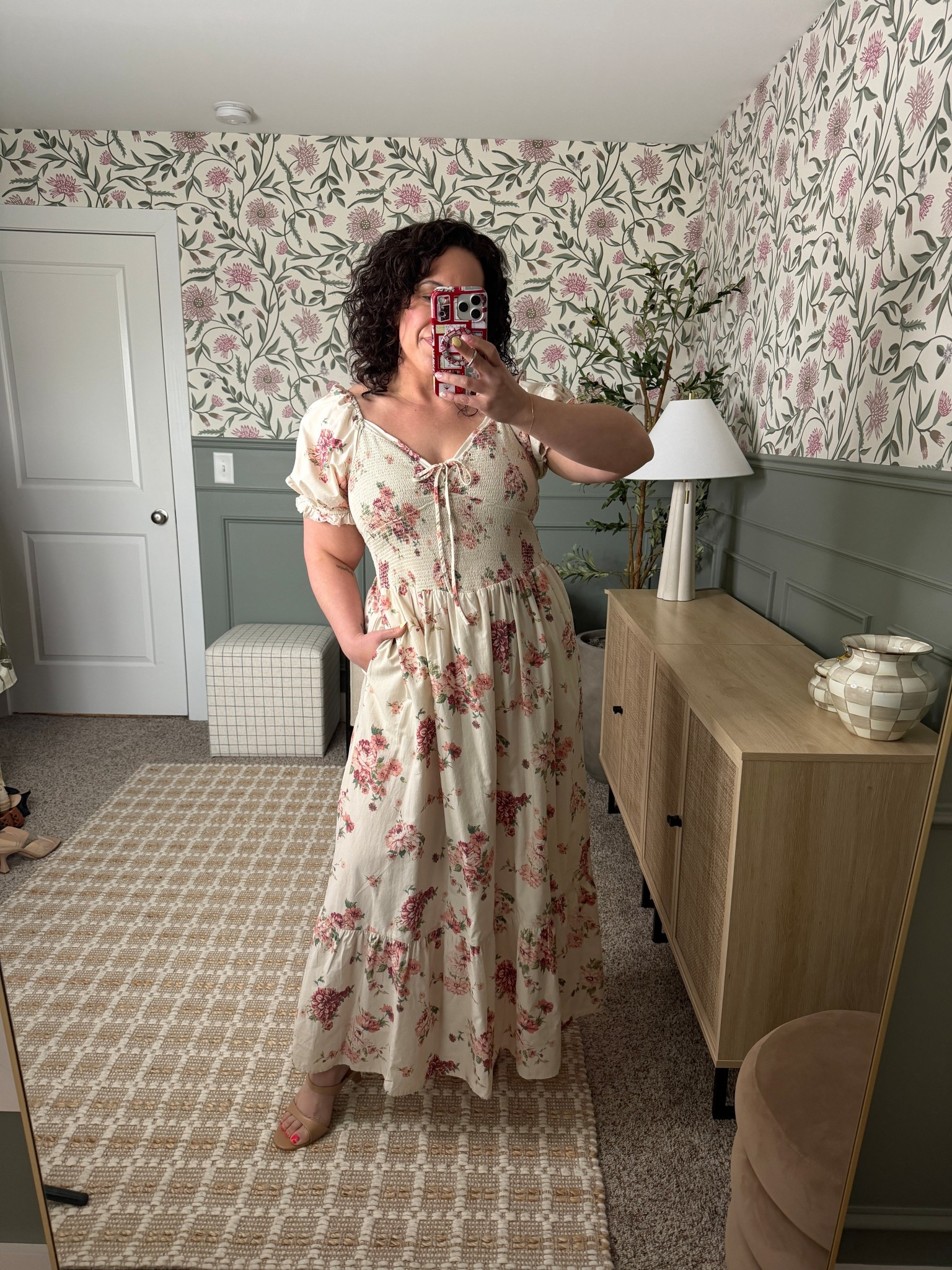 This dress from Target is perfection 💖 it’s so flattering and beautiful for any of your spring & summer events!! 🌷☀️

#LTKMidsize #LTKBeauty #LTKootd