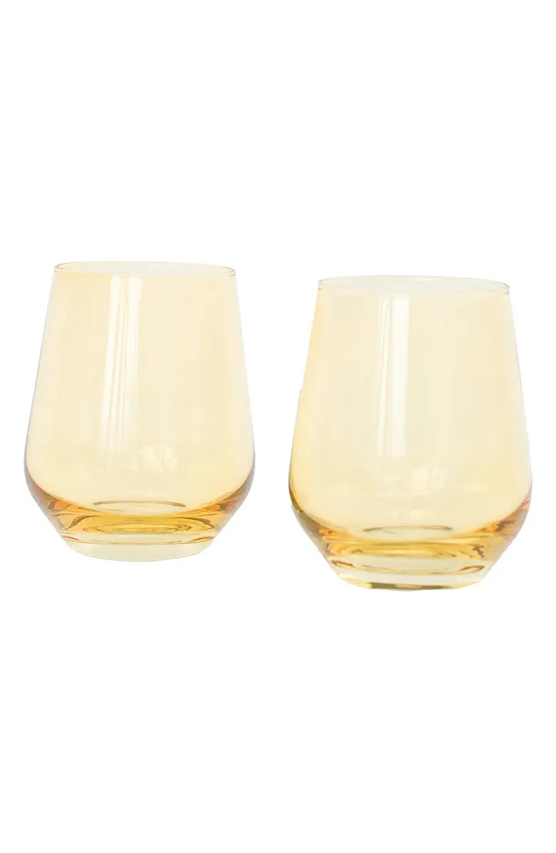 Set of 2 Stemless Wineglasses | Nordstrom