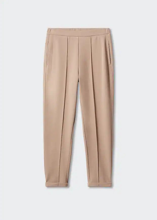 Pique jogger pants | MANGO (UK)