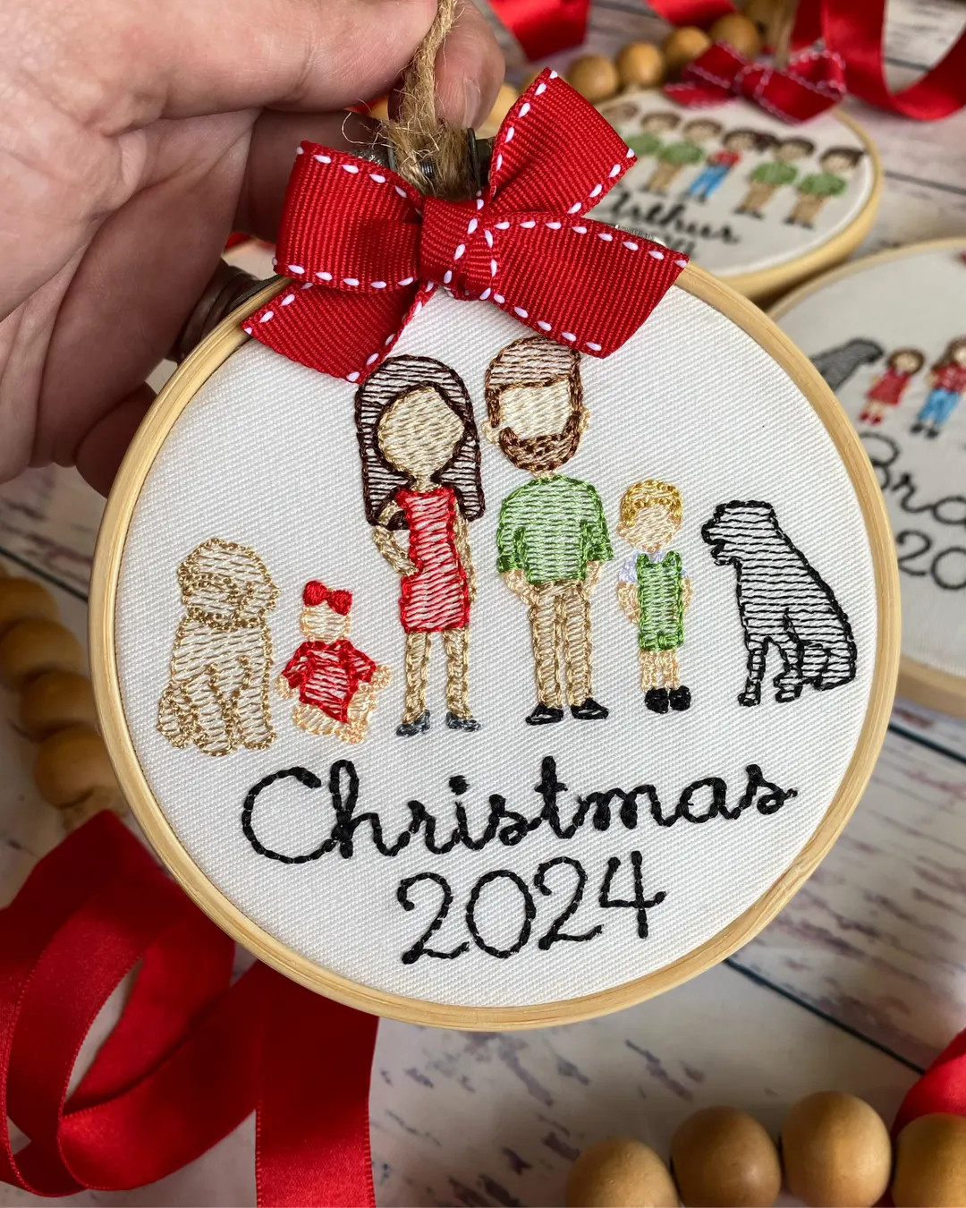 Personalized Family Christmas Ornament Keepsake Holiday Ornament - Etsy | Etsy (US)
