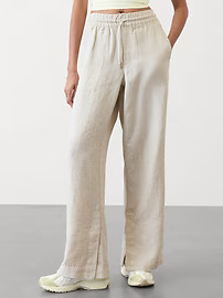 Retreat Linen High Rise Wide Leg Pant | Athleta