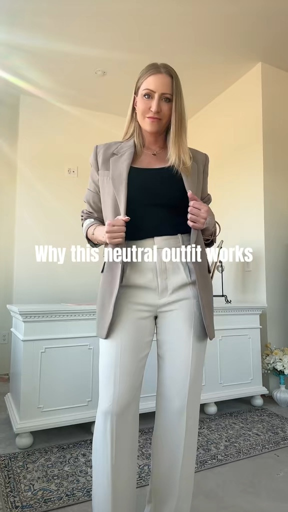 If your neutral outfits ever feel a little flat… this is the shift that makes them work.
It’s not about adding more—it’s about adding contrast.
A soft, tonal base instantly looks more refined when you anchor it with something deeper—like a black tank, bag, or sunglass. That contrast creates structure, defines the outfit, and gives it that polished, intentional finish.
This is one of the easiest ways to elevate neutrals without overcomplicating your wardrobe.
I’ve linked pieces that create this balance effortlessly—so you can recreate it without guessing.

#LTKgrwm #LTKootd #LTKOver40