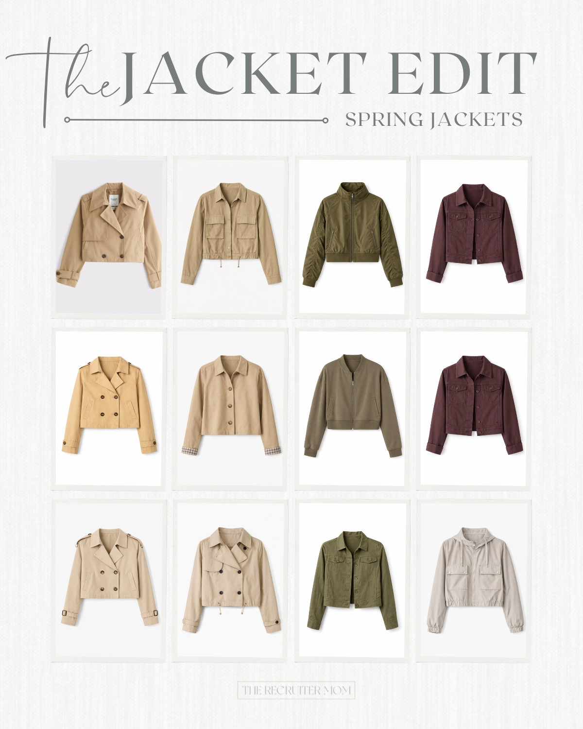 Spring is all about layers.  These Spring jackets are perfect for those cool mornings or days at all the price points! 

 

#LTKgrwm #LTKSeasonal #LTKOver40