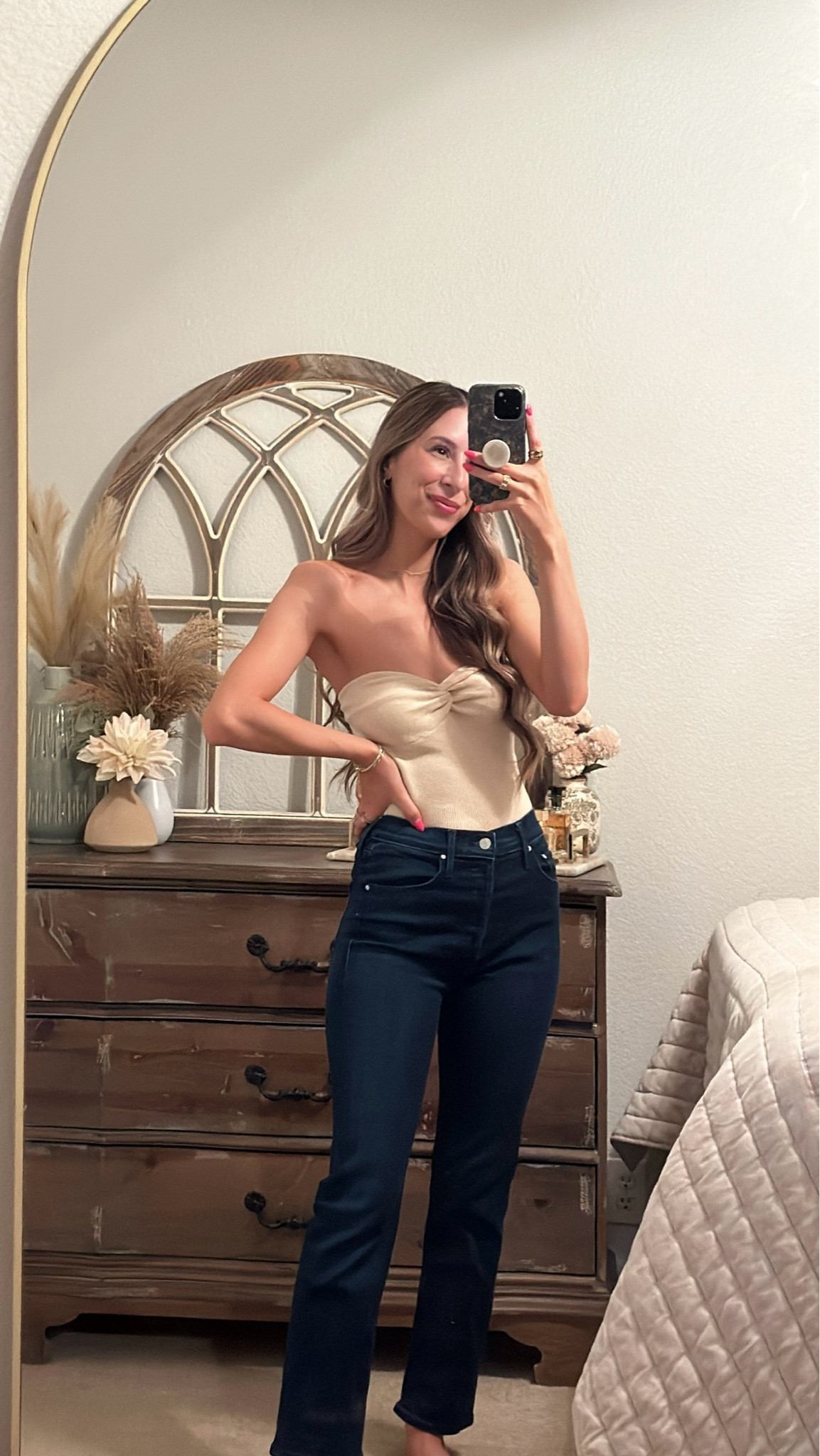 Casual Dinner Outfit ✨

Wearing an XS in the top, 25 in jeans

Strapless top, tube top, stretchy jeans, dark denim, mother jeans, high waisted jeans, fall outfit, fall transition outfit 

#LTKSaleAlert #LTKSeasonal #LTKStyleTip