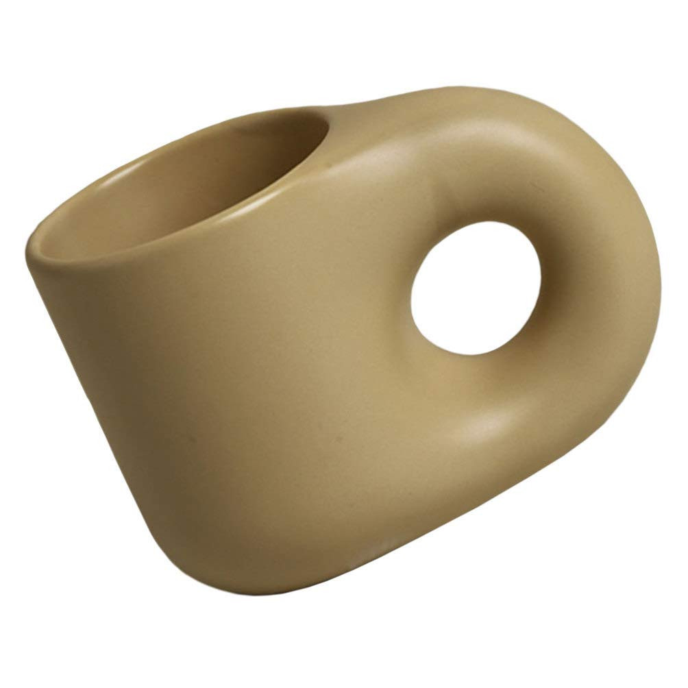 VOSAREA 1pc Nordic Style Ceramic Coffee Mug Handle Elegant Decorative Cup for Home Office and Out... | Amazon (US)