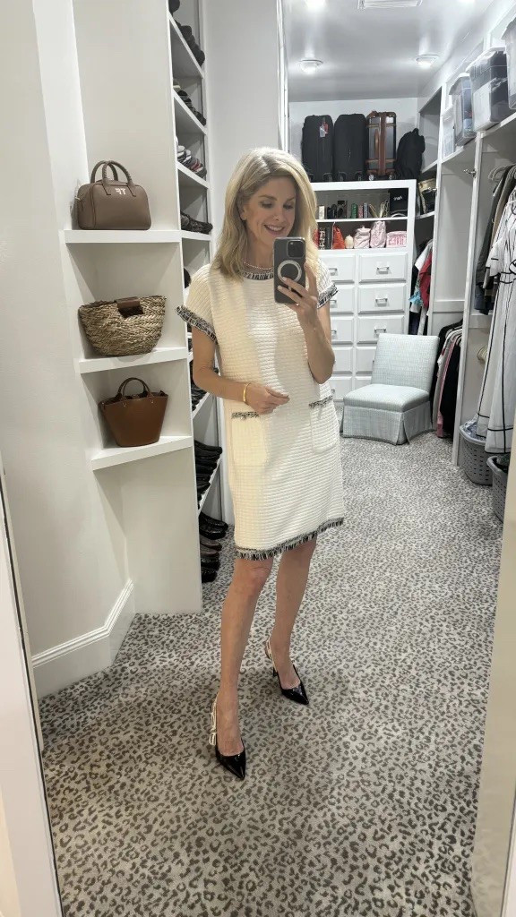 Fabulous white knit dress for spring! Sized down to an XS

#LTKOver40 #LTKWorkwear #LTKStyleTip