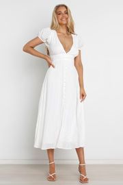 Desiree Dress - White | Petal & Pup (AU)