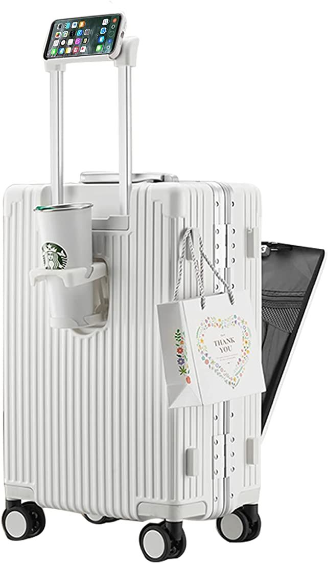 feilario Hardside Expandable Spinner Wheel Luggage, Built-In TSA lock Carry on Suitcase, with USB... | Amazon (US)