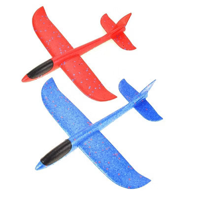 JuzToys 2 Pack Foam Airplane Toys, 17.5" Throwing Glider Plane, Outdoor Flying Toys for Kids | Target