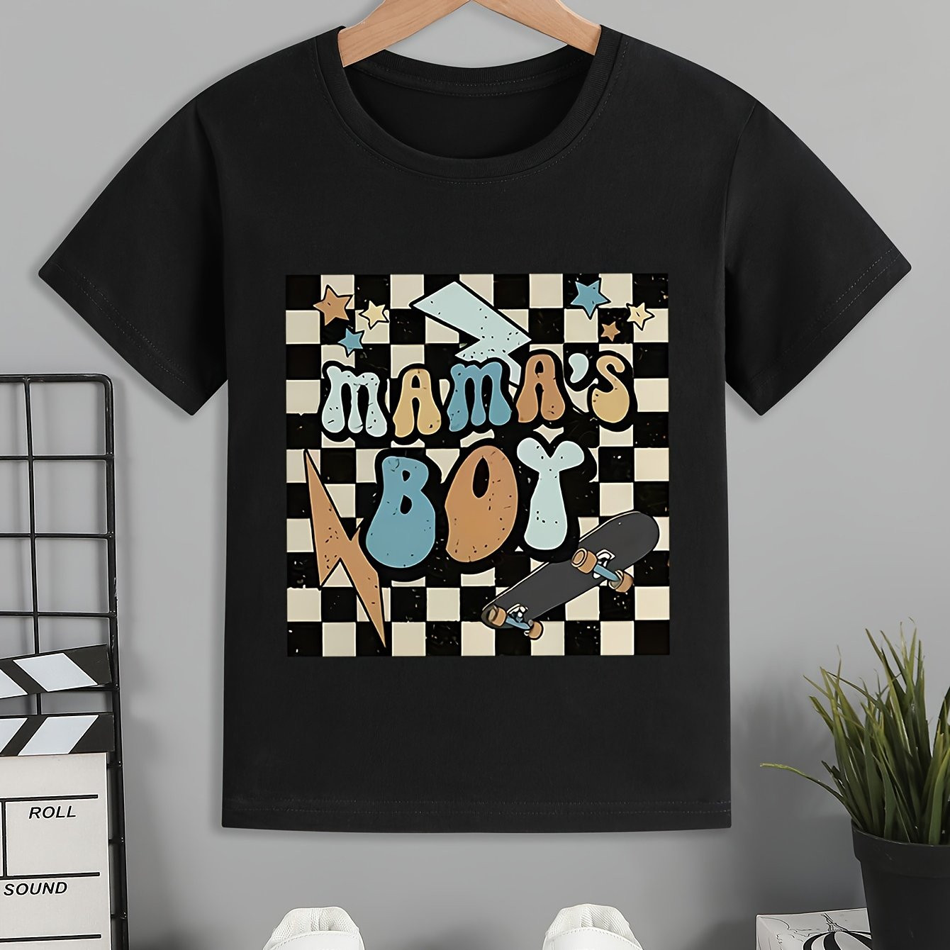 Mama's Boy Letter Print T shirt Tees Kids Boys Casual Short - Temu | Temu Affiliate Program