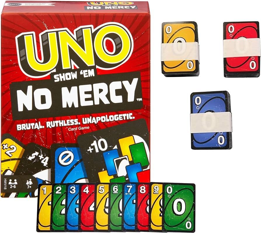 UNO Show 'Em No Mercy Card Game | Ruthless & Unapologetic Fun for Adults, Kids & Family Night - I... | Amazon (US)