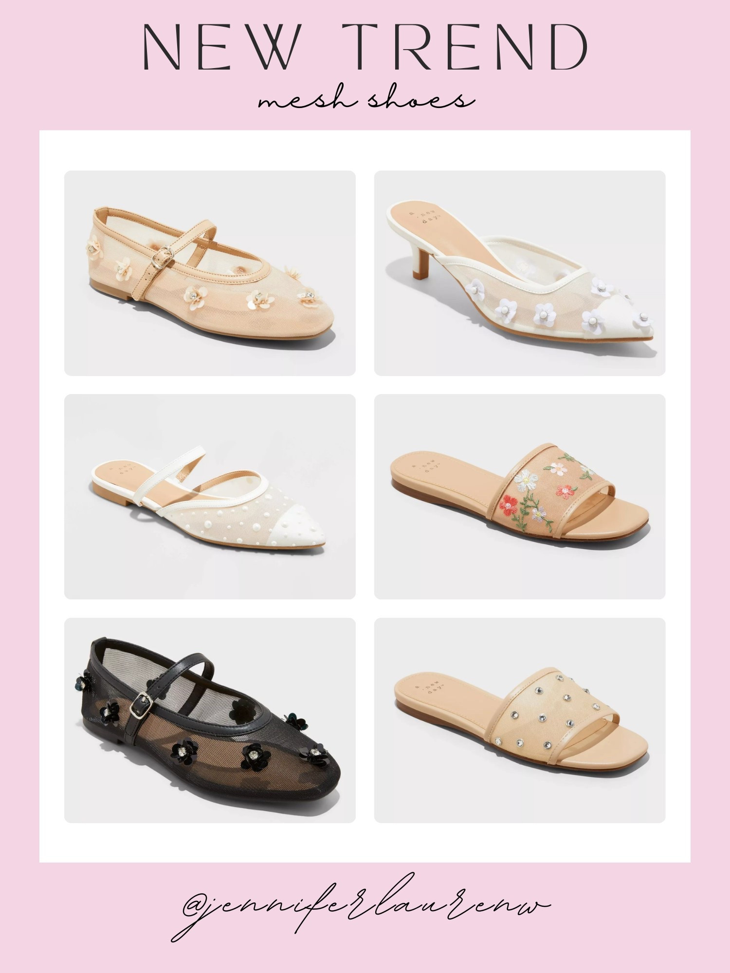 Step into the mesh trend without breaking the bank! These Target finds are the perfect mix of chic and budget-friendly—are you loving this trend?! #TrendyAndAffordable #MeshMoment #TargetStyle #ChicOnABudget #SpringTrends #EffortlessStyle



#LTKStyleTip #LTKShoeCrush #LTKFindsUnder50