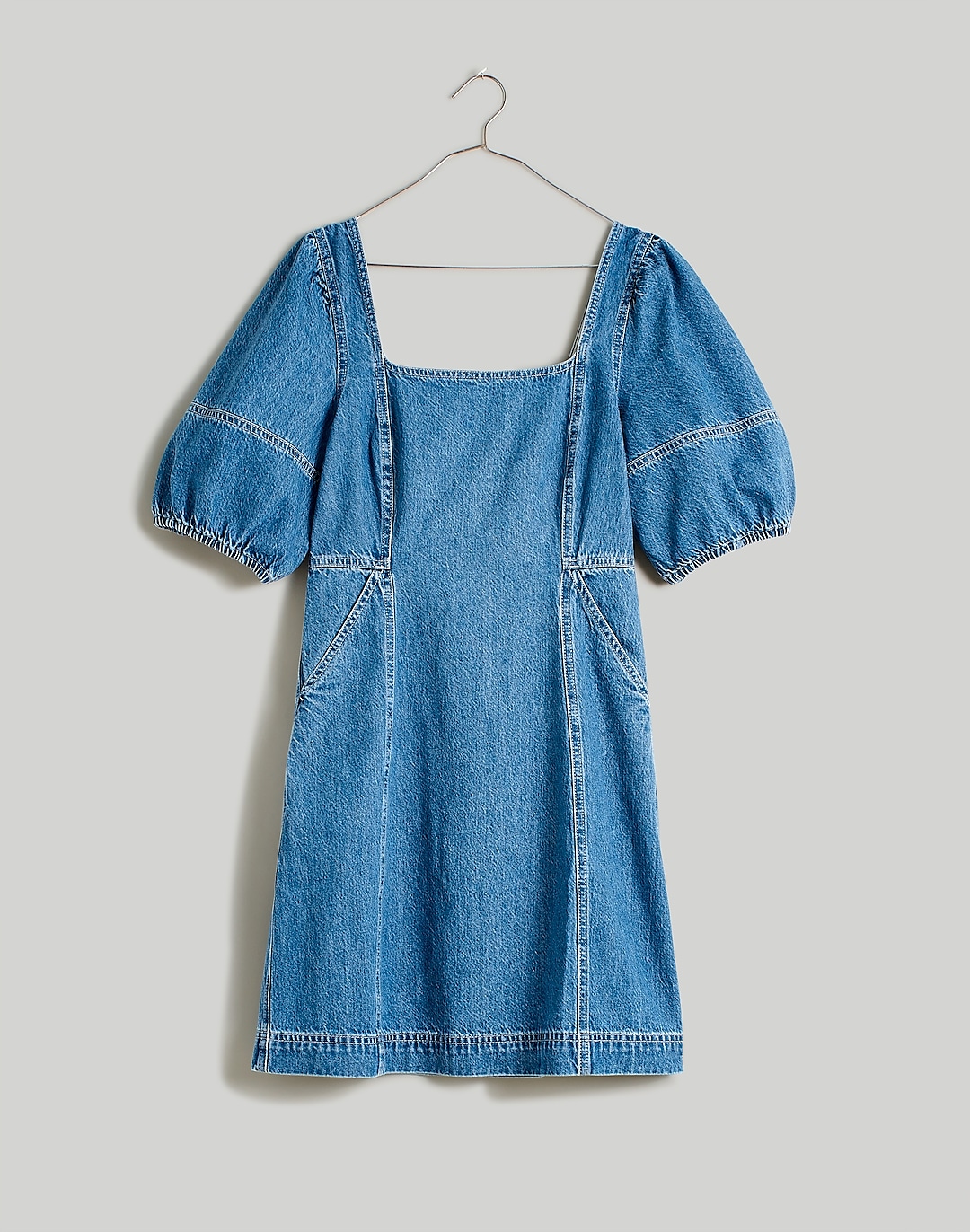 Denim Maisie MIni Dress in Fennwood Wash | Madewell