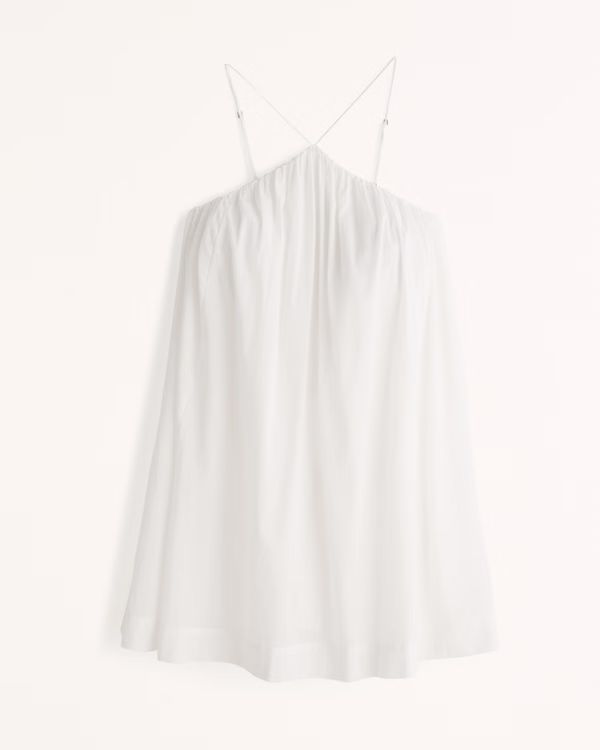 Women's Floaty Trapeze Mini Dress | Women's New Arrivals | Abercrombie.com | Abercrombie & Fitch (US)