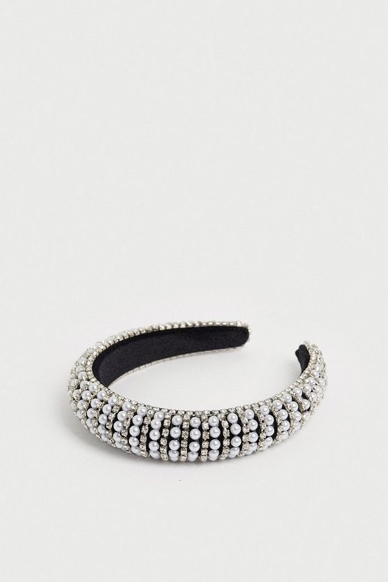 Pearl Embellished Headband | Warehouse UK & IE