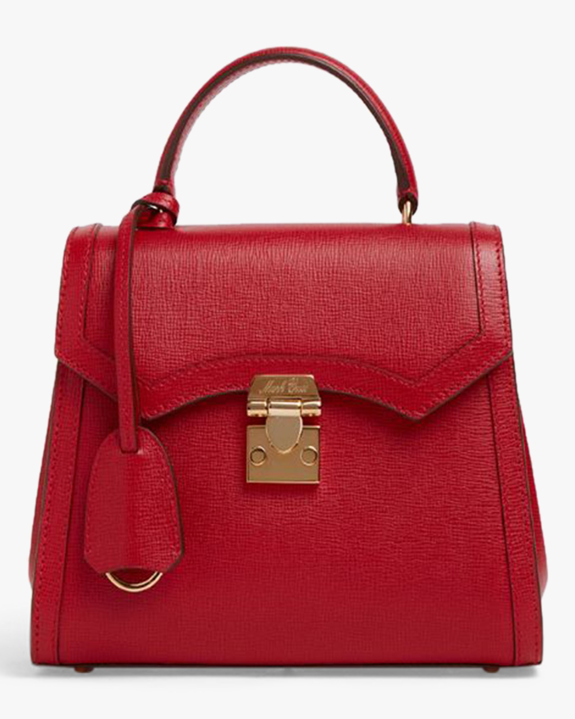 Madeline Mini Lady Leather Top Handle Bag | Olivela
