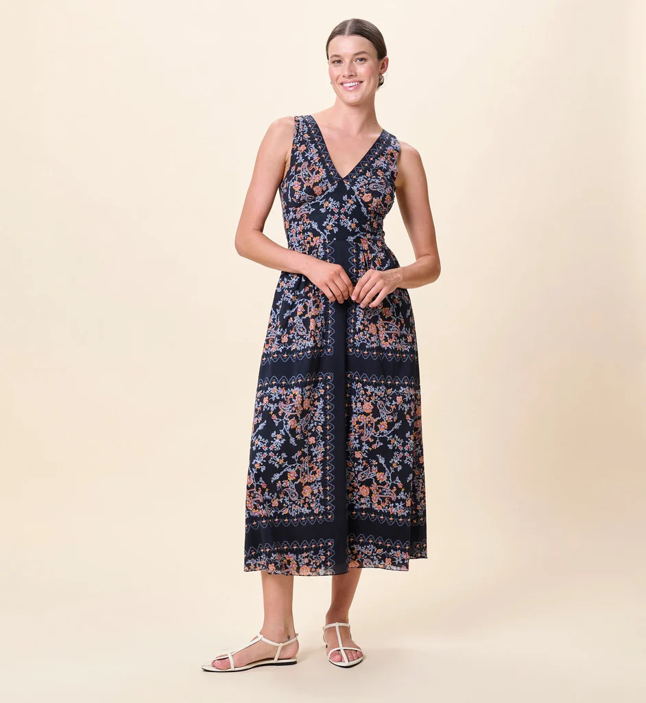 Constance Ankle Dress | Dark La Ramos | Cleobella