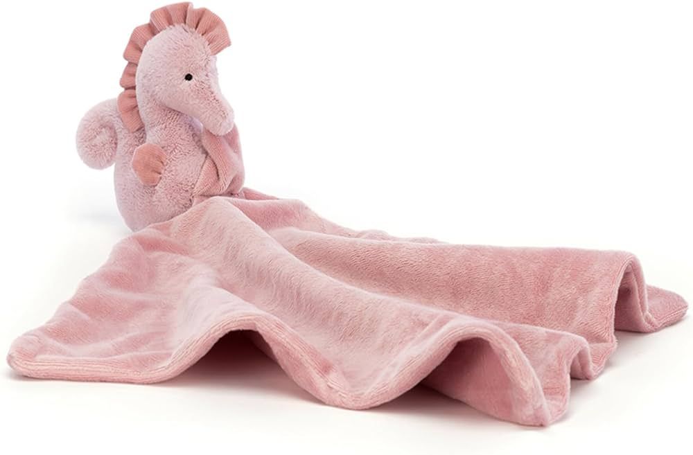 Jellycat Sienna Seahorse Soother Baby Security Blanket Lovey | Amazon (US)