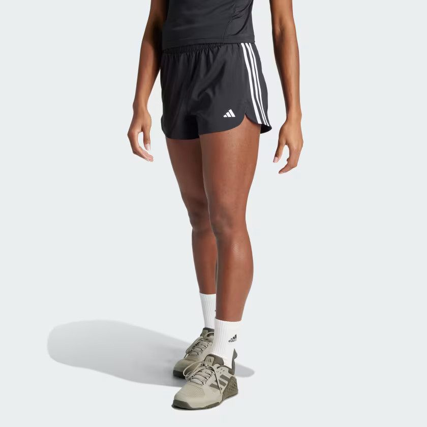 Pacer Training 3-Stripes Woven High-Rise Shorts | adidas (US)