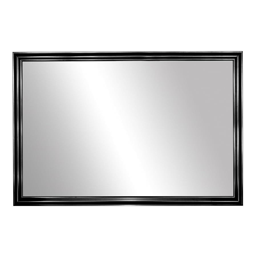 Frame My Mirror Black Framed Mirror, 26" x 38" Mirror for Bathroom, Wood Frame, True Reflections ... | Amazon (US)