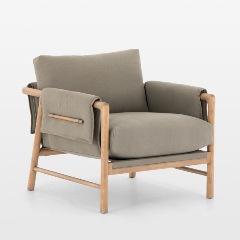 Alfie Villa Olive Chair + Reviews | Crate & Barrel | Crate & Barrel