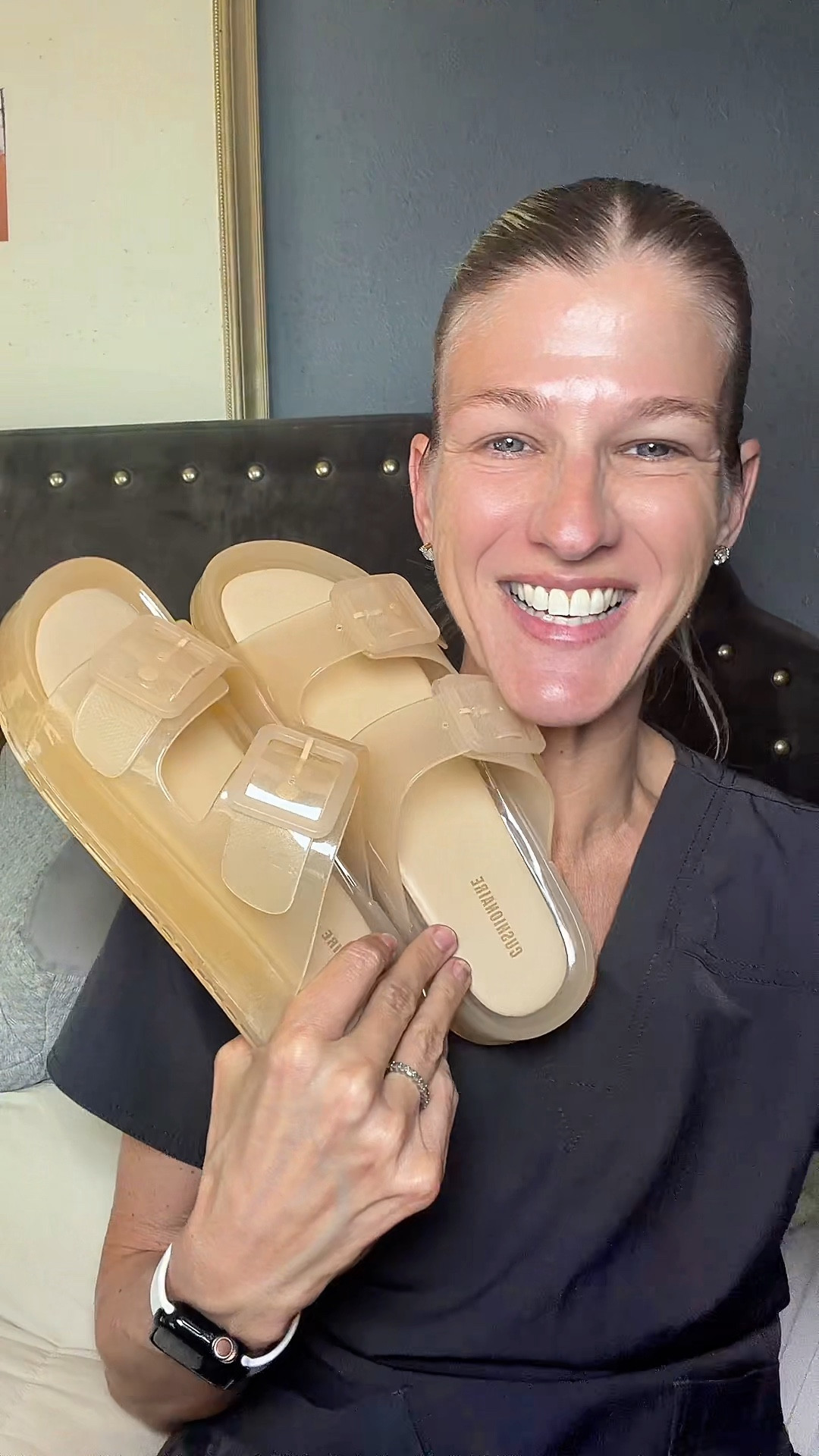 Jelly shoes 

#LTKOver40 #LTKgrwm #LTKootd