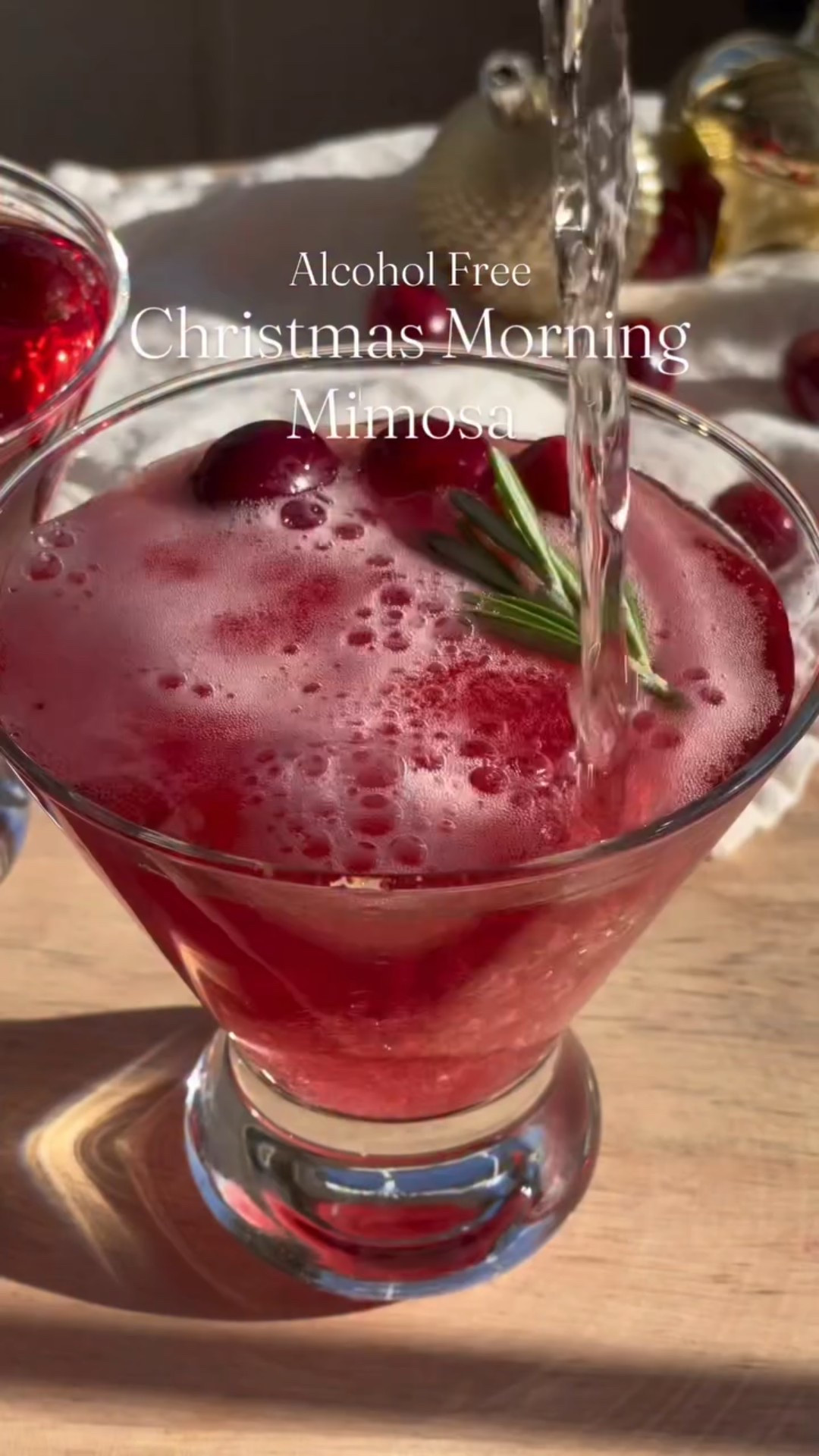 Send this to someone you want to make Chrtimas morning mimosas with! 

Everyone deserves a mimosa on Christmas morning even if you’re not drinking alcohol! 

These easy mocktails are perfect and so festive! 

Ingredients 
• 2 oz cranberry juice (per glass)
• 1 bottle of non-alcoholic sparkling wine
• Garnish: cranberries & rosemary

Favorite NA Sparkling Wine
• Oddbird Blanc De Blancs
• Noughty Sparkling Chardonnay
• Mionetto NA Prosecco 
• Surely Brut

#christmasdrinks #mocktailrecipe #holidayrecipe #nonalcoholicdrink #cranberrymimosa

#LTKHome #LTKHoliday #LTKSeasonal
