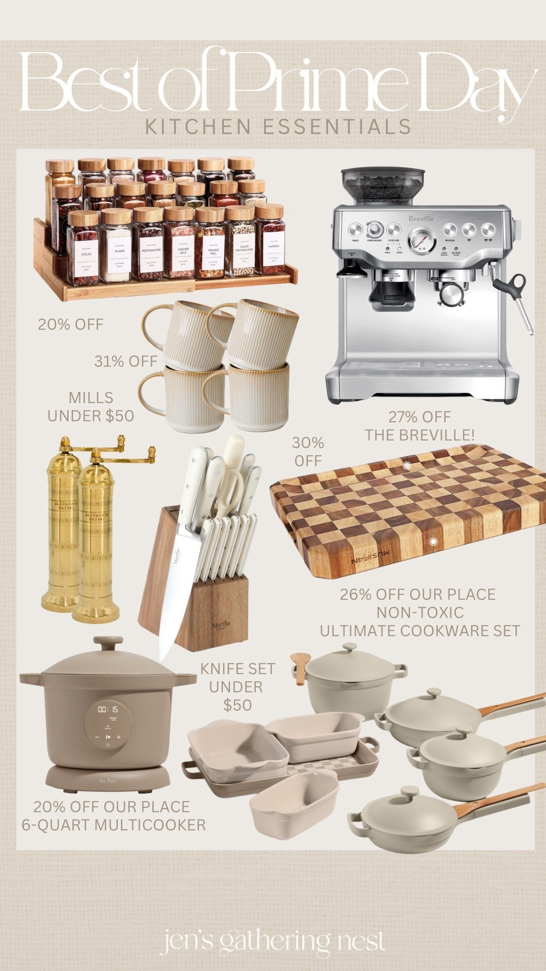 Best of prime day kitchen essentials that are on major sale today!

#AmazonPrimeDay #PrimeDay #AmazonHome #AmazonKitchen #AmazonFinds #Breville #EspressoMachine #CoffeeMachine #Cookware #SlowCooker #KnifeSet #KitchenDecor #KitchenEssentials

#LTKSaleAlert #LTKFindsUnder100 #LTKHome