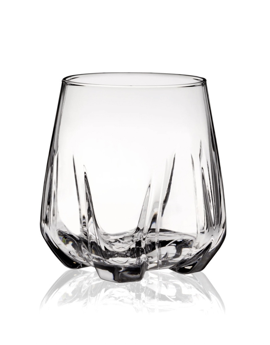 Honor your best spirits with a heavyweight glass that stands out from the crowd. Weighing 10 oz, the Apollo tumbler features a crosshatch pattern, hand-etched tapered walls, and a futuristic silhouette. Bring gravitas to every sip.

#LTKhome #LTKparties