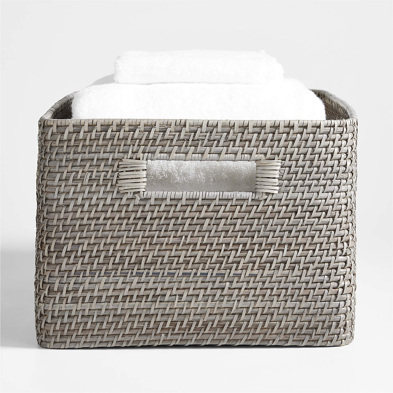 Sedona Large Grey Tote + Reviews | Crate & Barrel | Crate & Barrel