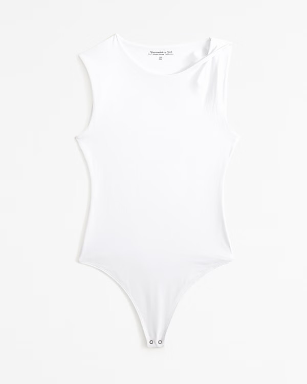 Women's Cotton-Modal Twist Shell Bodysuit | Women's Clearance | Abercrombie.com | Abercrombie & Fitch (US)